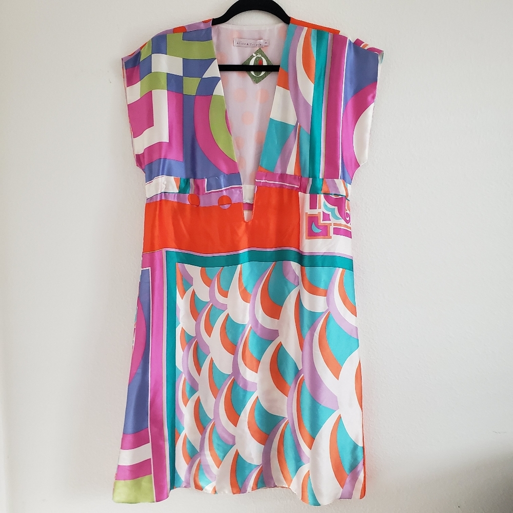 NWT Alice & Trixie Silk Kimono Dress